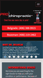 Mobile Screenshot of prochiromt.com